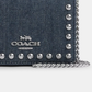 (現貨) Coach Mini Wallet On A Chain With Rivets